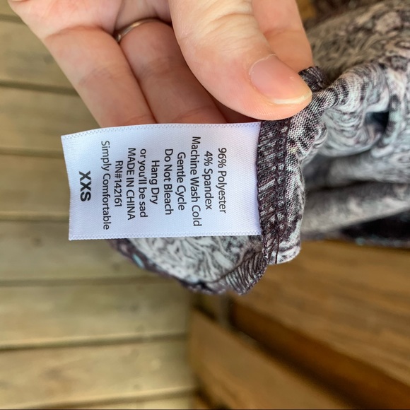 NWT LulaRoe Nicole Deep Purple Dress - Picture 8 of 8